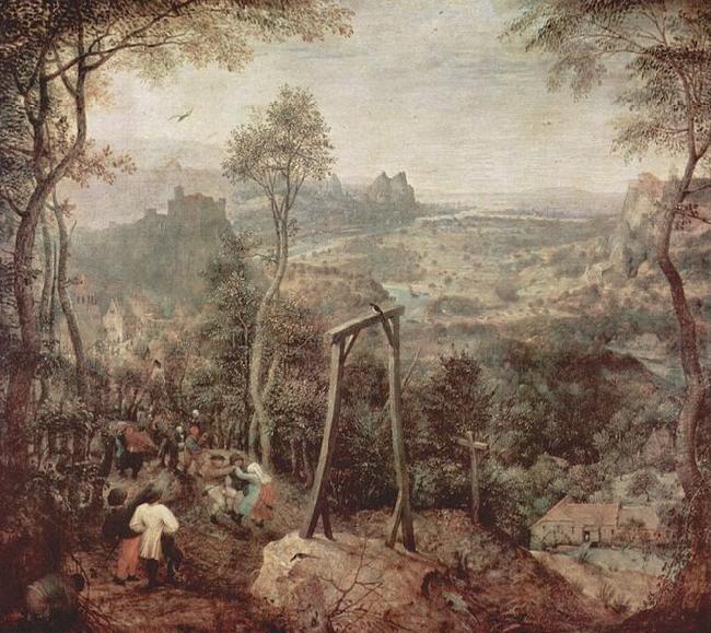 Painting of a gallow, Pieter Bruegel the Elder